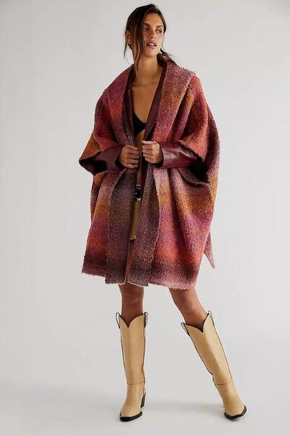 Haze Hooded Poncho