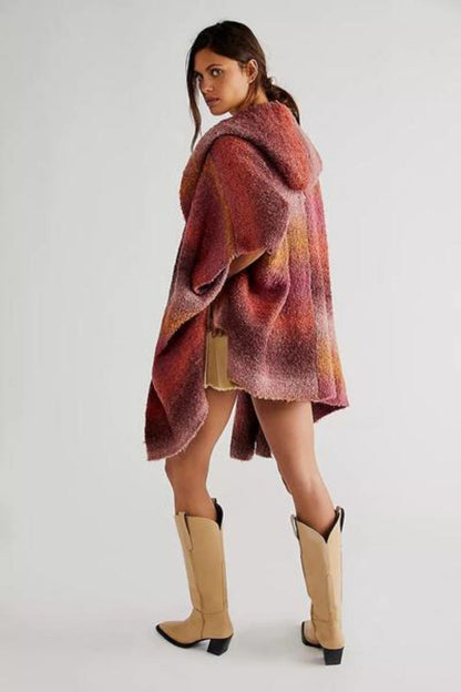 Haze Hooded Poncho