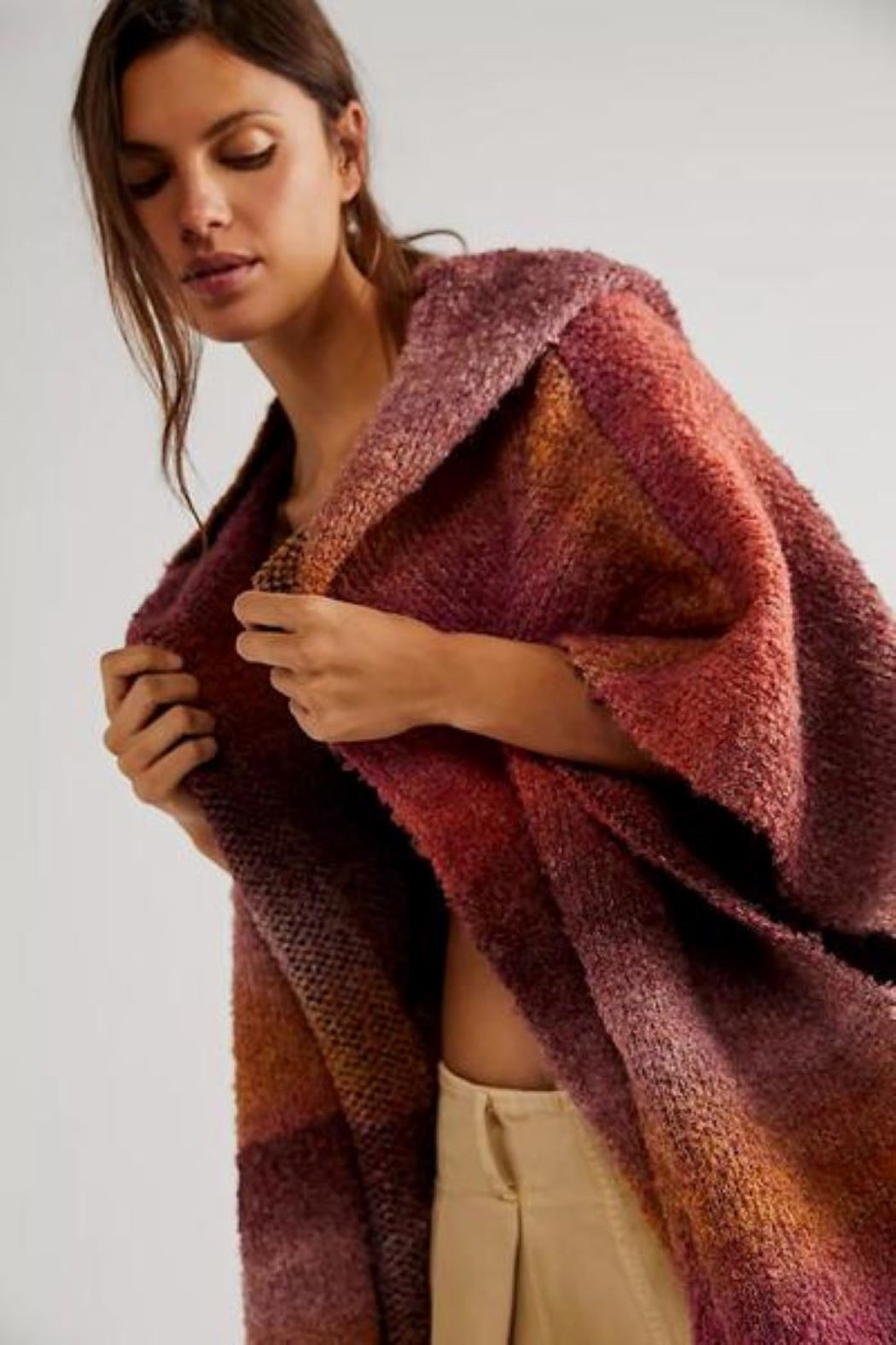 Haze Hooded Poncho