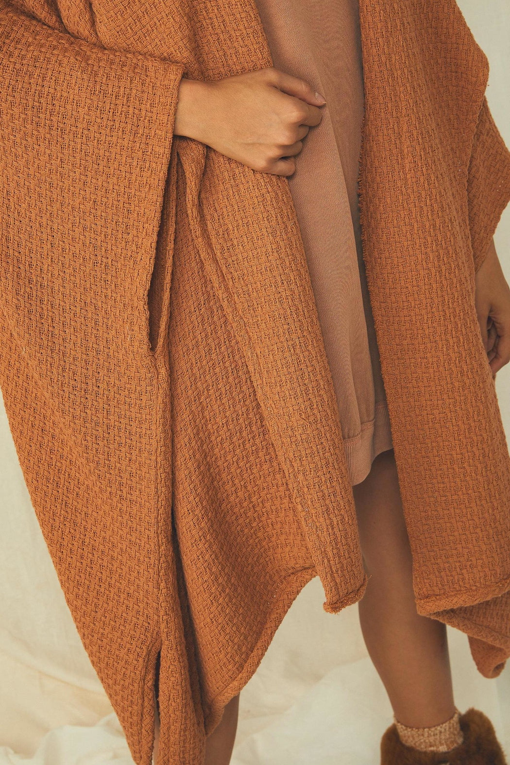 Mile High Waffle Knit Kimono