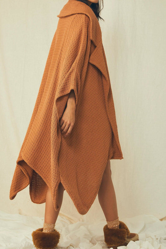Mile High Waffle Knit Kimono