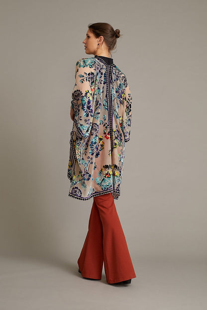 Muse Burn Out Velvet Kimono
