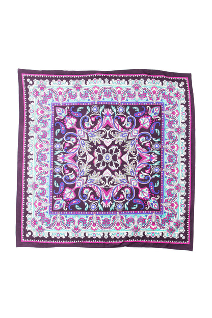 Paisley Trellis Print Bandana