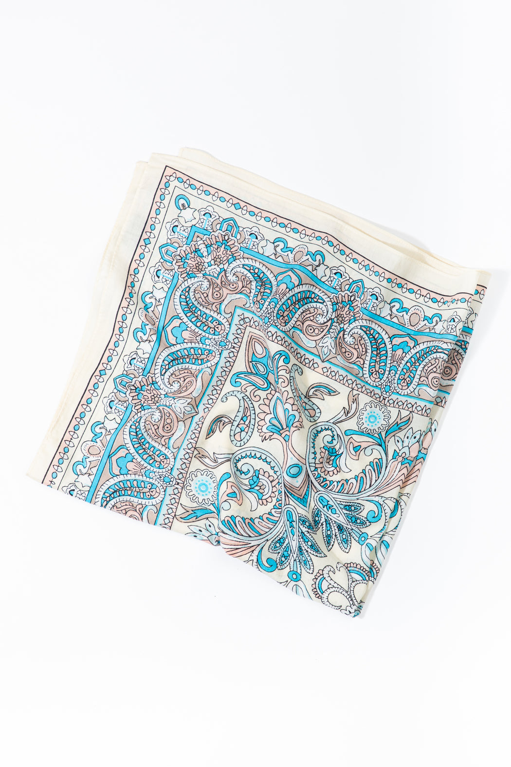 Paisley Trellis Print Bandana