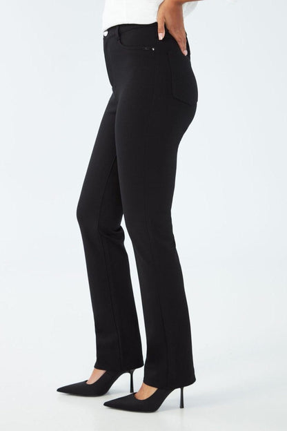 Suzanne Straight Leg Essential Pant (Black)
