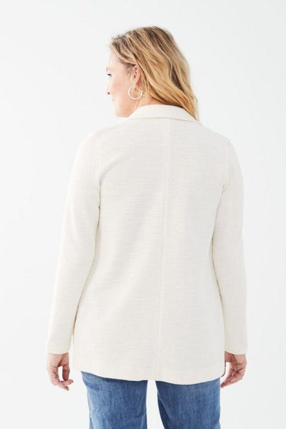 Textured Knit Blazer
