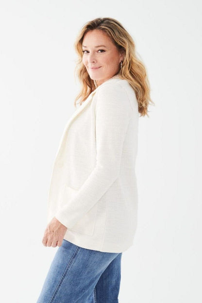 Textured Knit Blazer