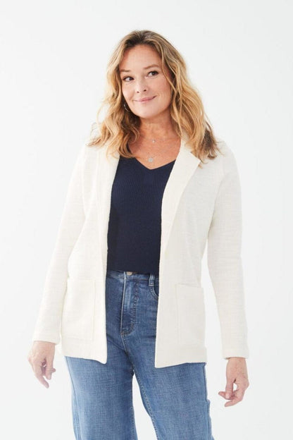 Textured Knit Blazer