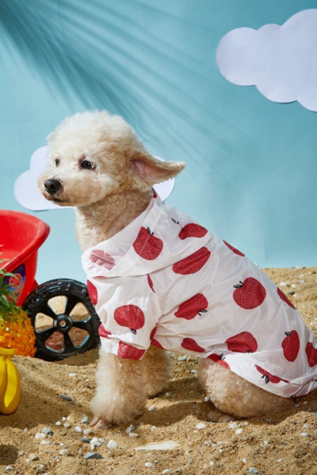 Fruit Print Sun Protection Pet Shirt