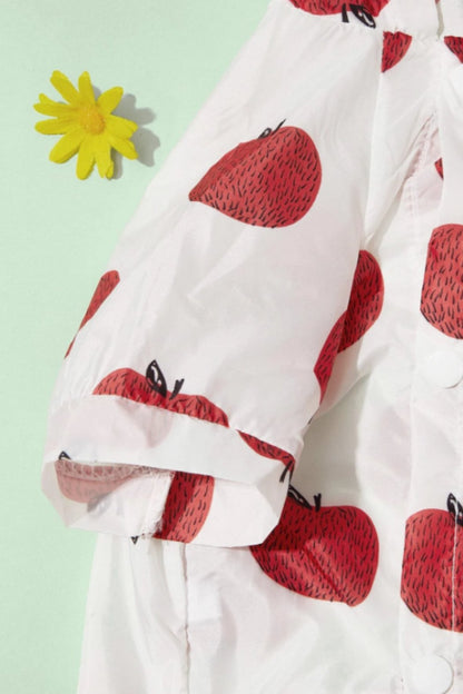 Fruit Print Sun Protection Pet Shirt