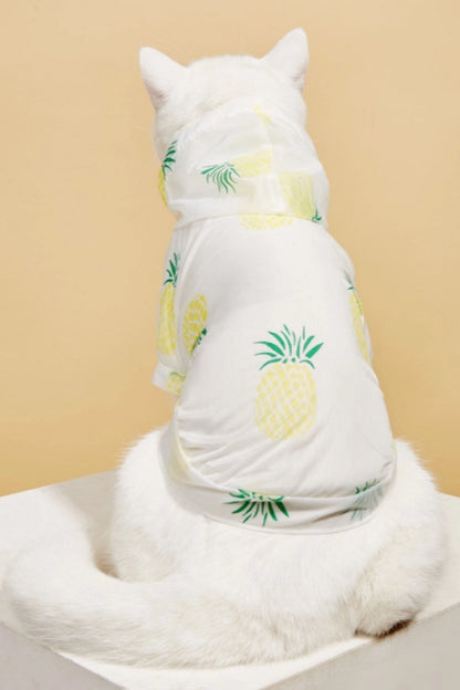 Fruit Print Sun Protection Pet Shirt