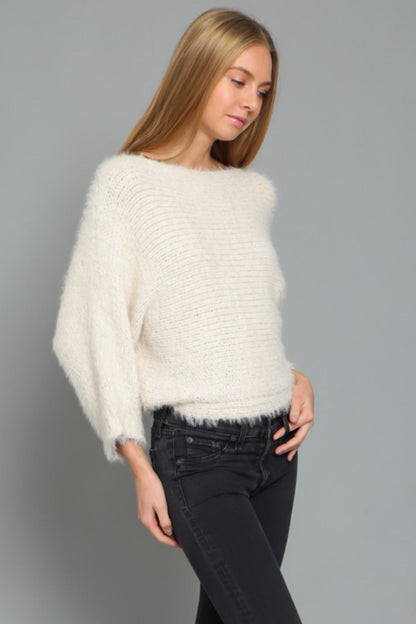 Fuzzy Knit Sweater