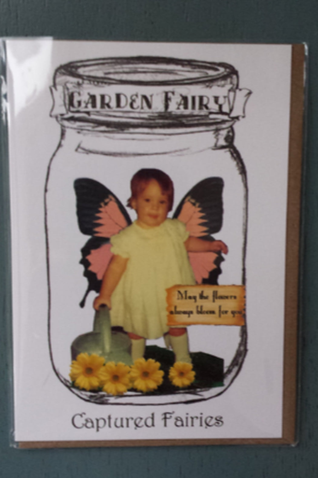 Garden fairy card
