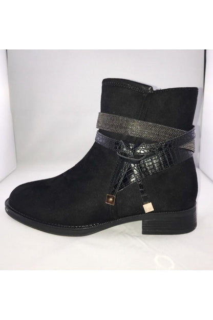 Faux Suede Bootie