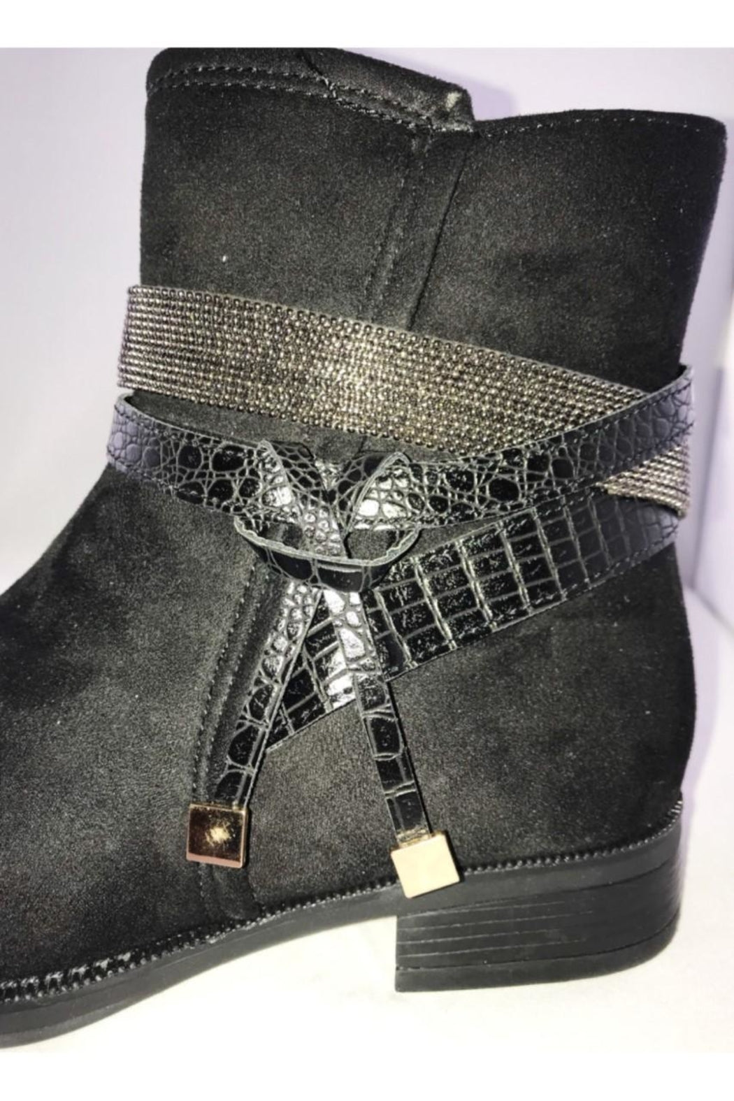 Faux Suede Bootie