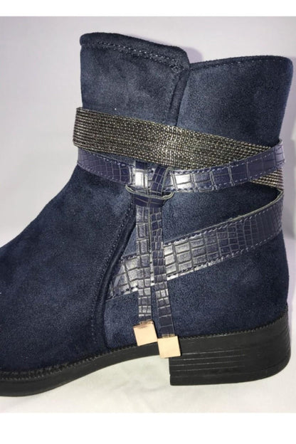 Faux Suede Bootie