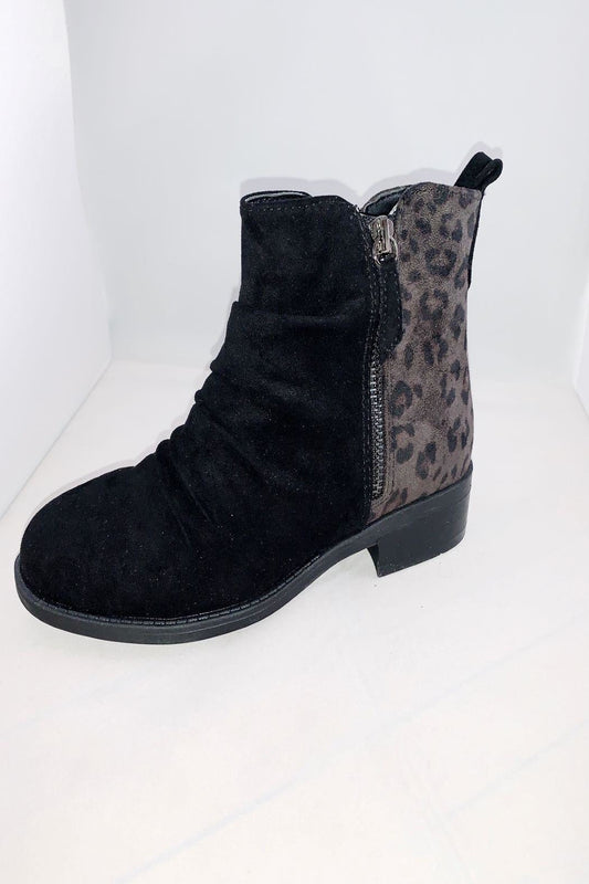Leopard Detail Bootie