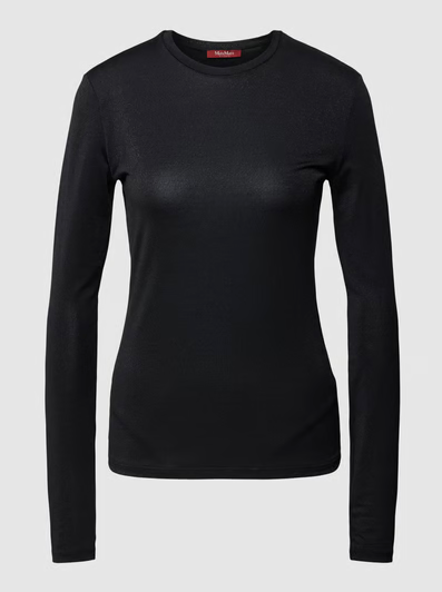 Max Mara Ghianda Black Lurex Top