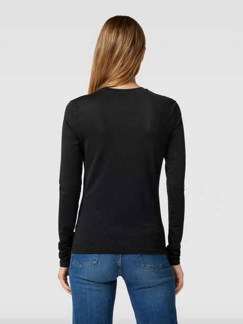 Max Mara Ghianda Black Lurex Top