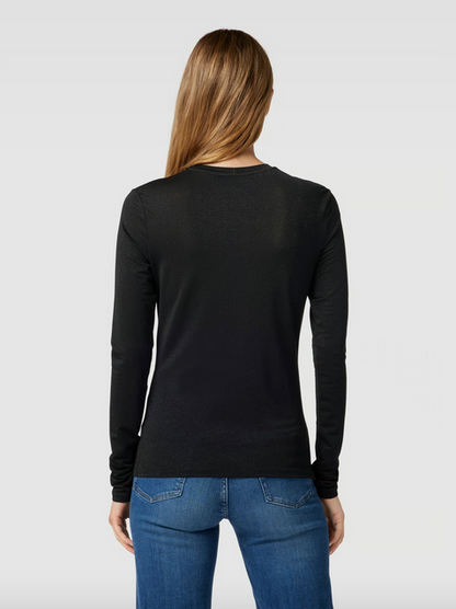 Max Mara Ghianda Black Lurex Top
