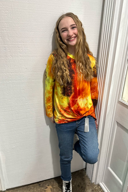 Girl Tie Dye Top