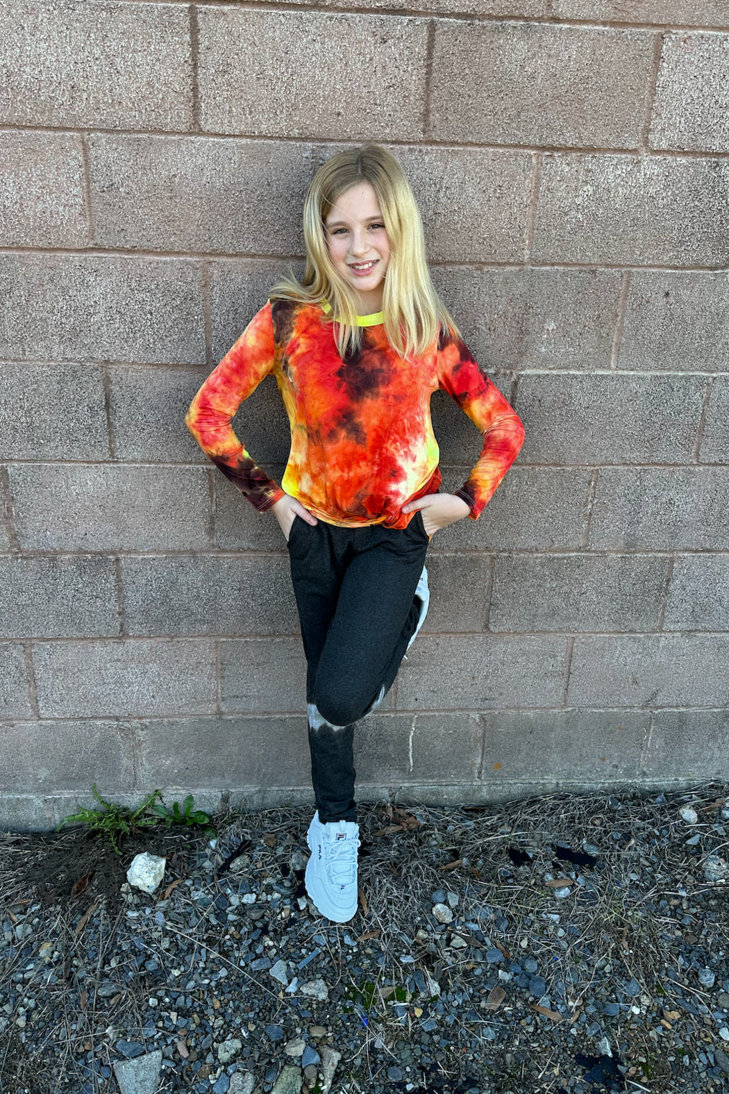 Girl Tie Dye Top