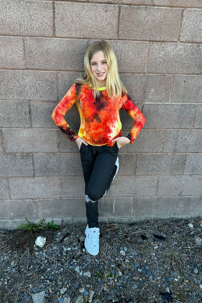 Girl Tie Dye Top