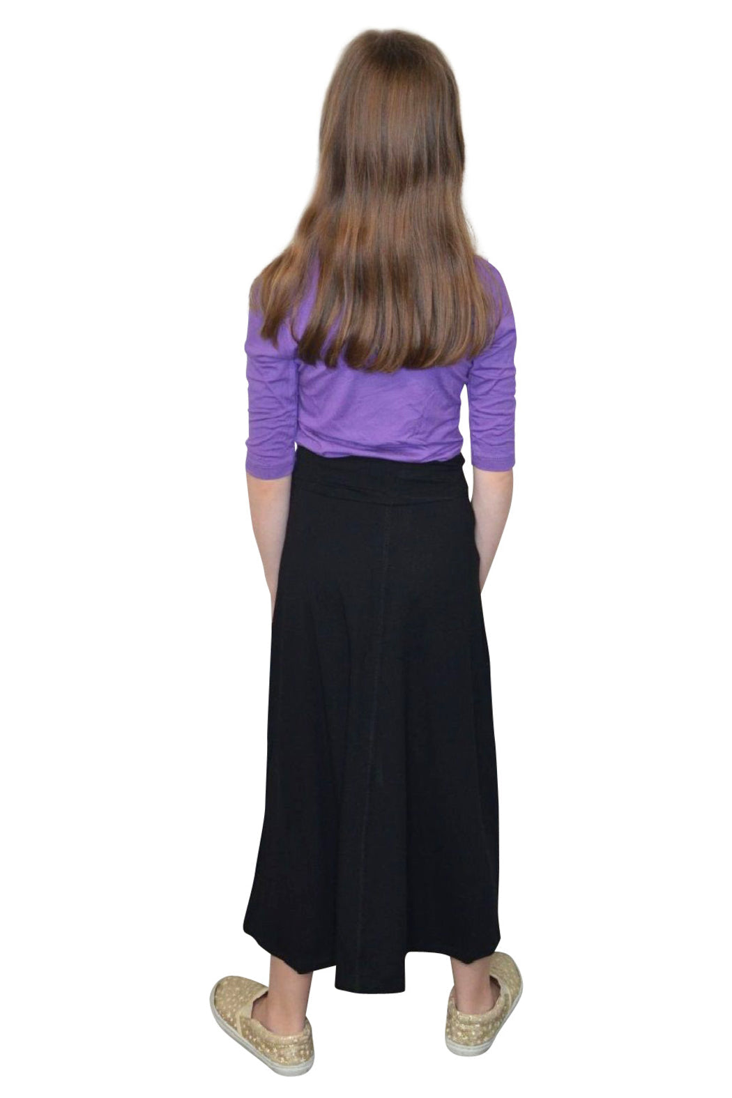 Girls Maxi Skirt Flowing A-Line