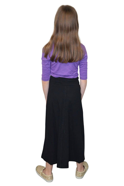 Girls Maxi Skirt Flowing A-Line