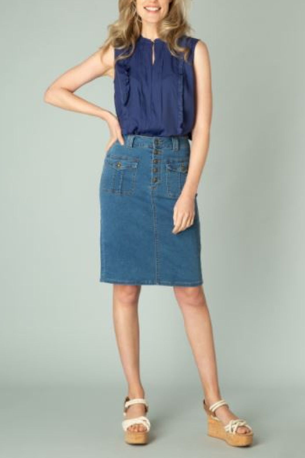 Gisela Ruffle Blouse