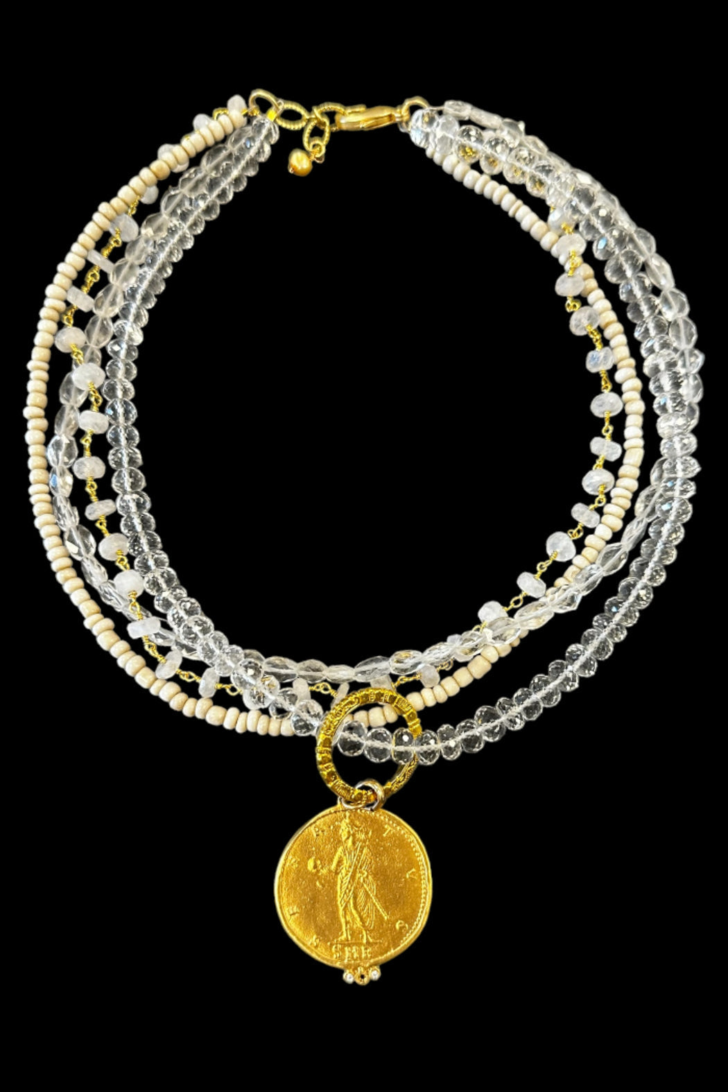 Gold Coin Pendant
