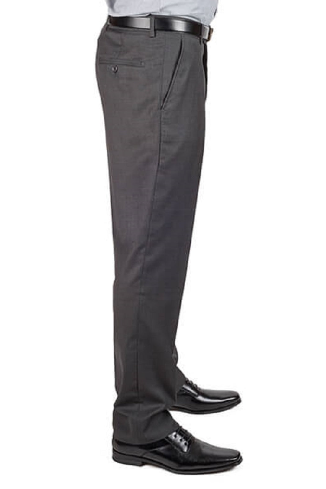 Gray Slim Fit Dress Pants