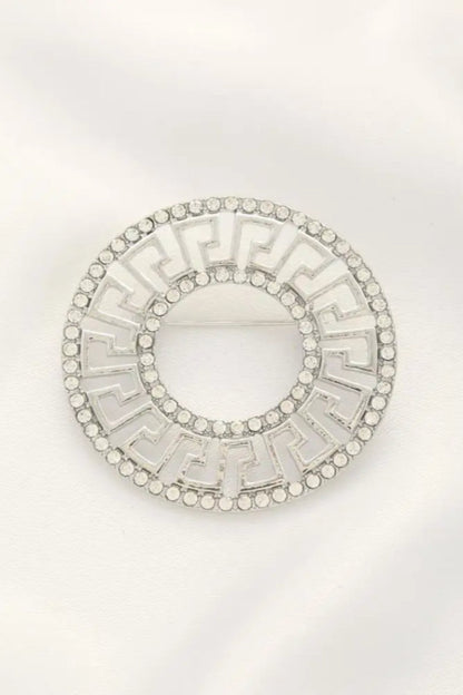 Greek Pattern Brooch