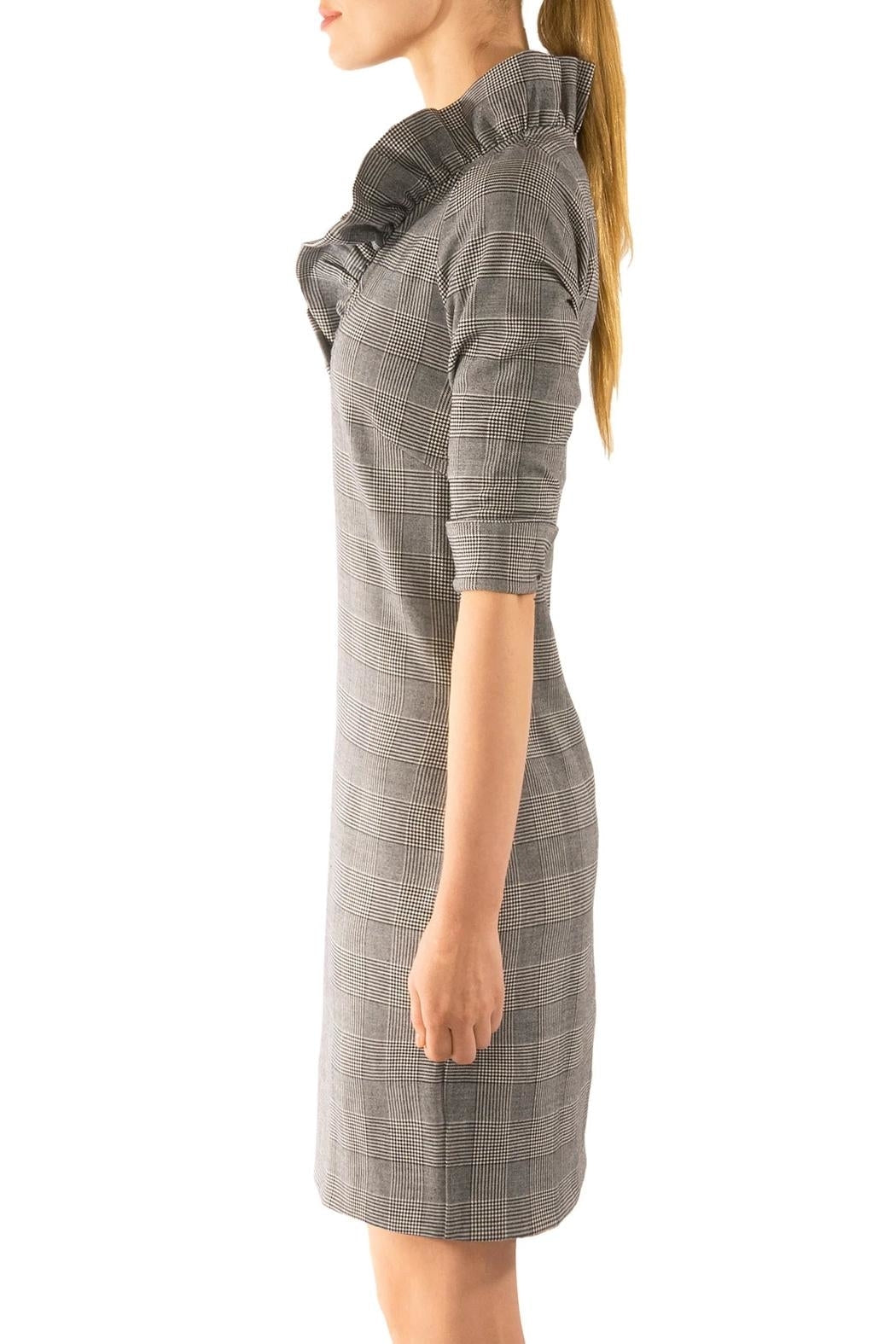 Ruffneck Jersey Dress