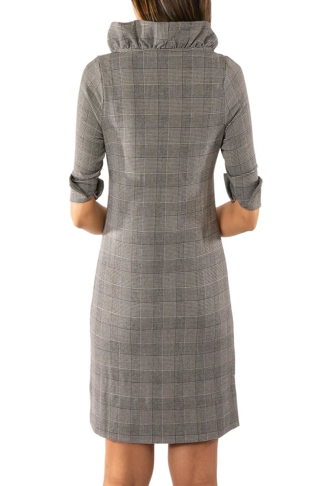 Ruffneck Jersey Dress