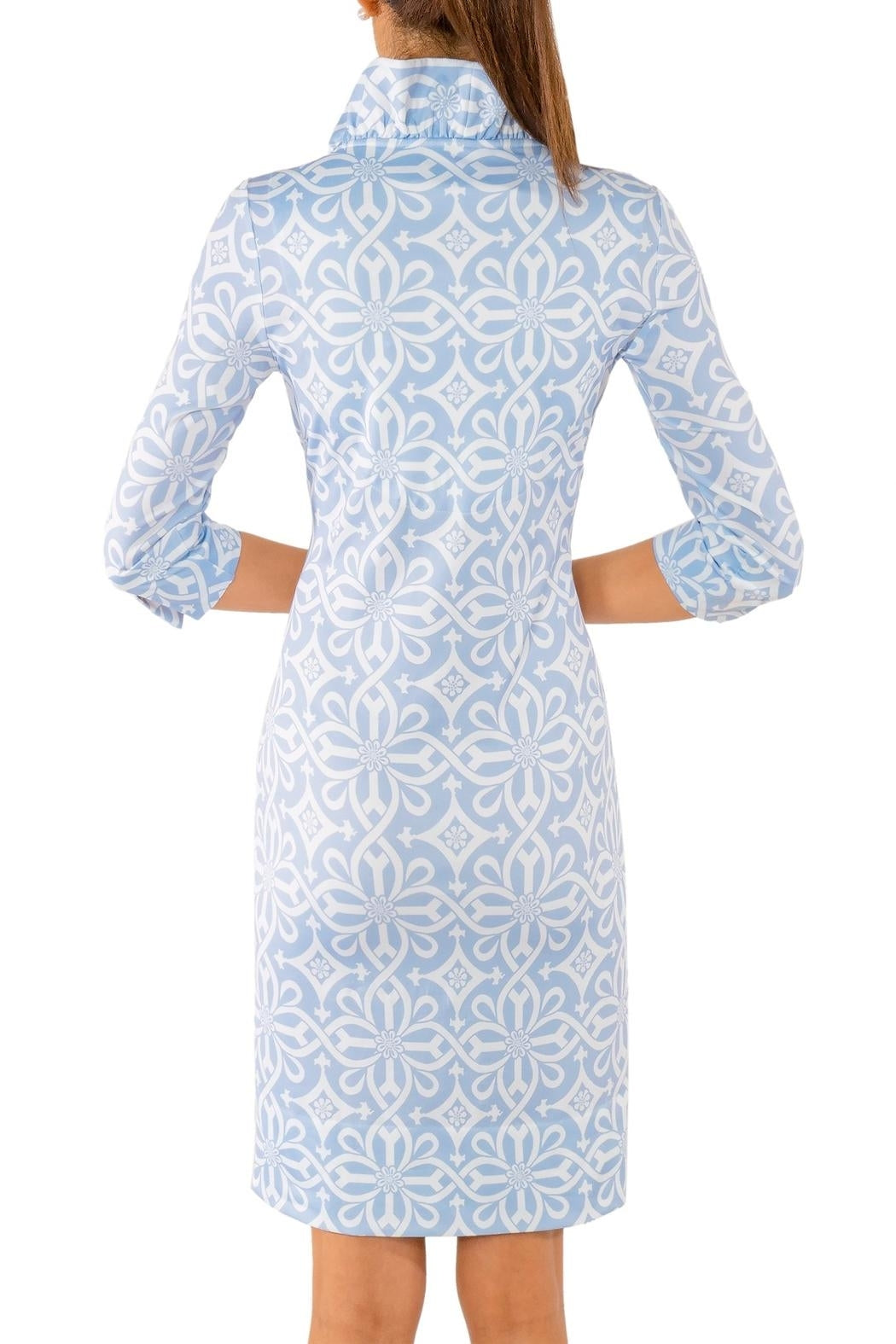 Ruffneck Jersey Dress