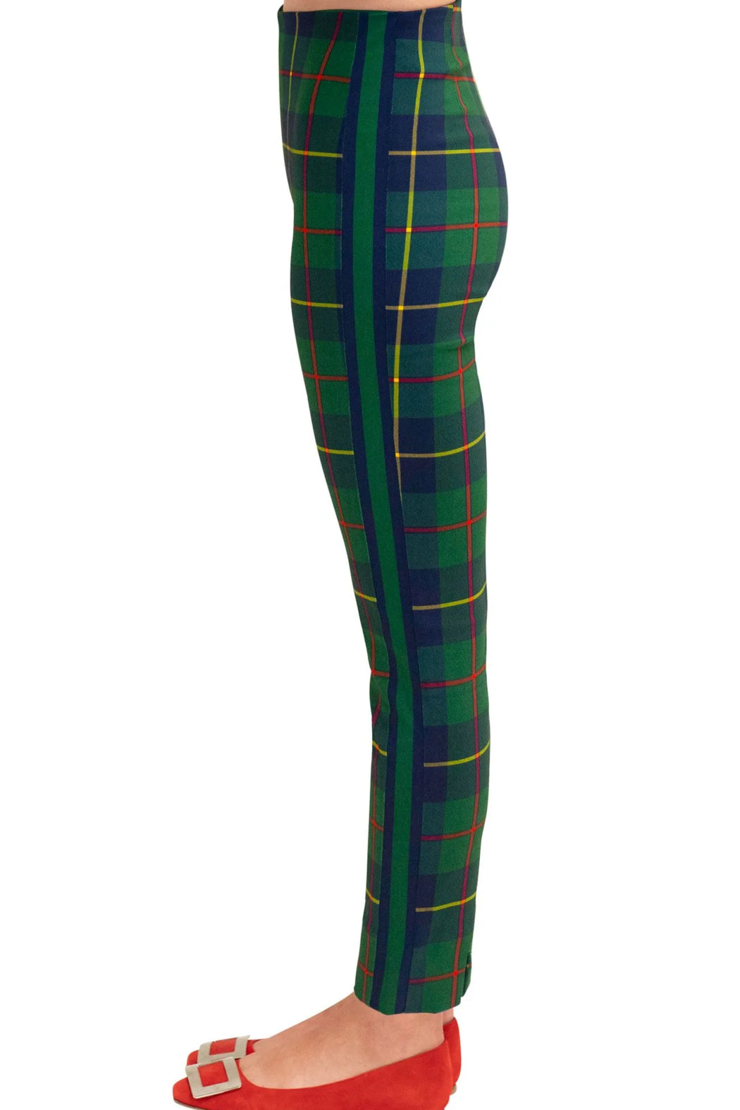 GripeLess Pull On Pant-Plaidly Cooper