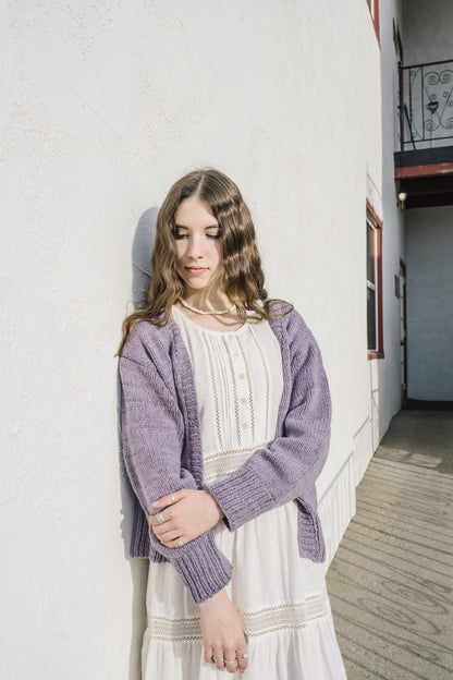 Hand Knit, Natural Dyed, Merino Wool Sweater.