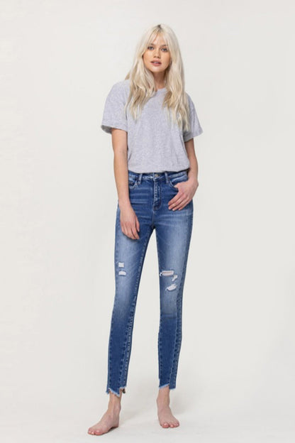 Haylie Ripped Bottom Jeans