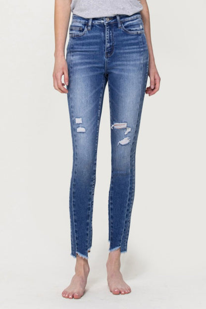 Haylie Ripped Bottom Jeans
