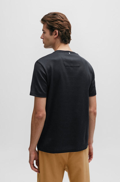 BOSS Cotton T-shirt With Mercerized Finish
