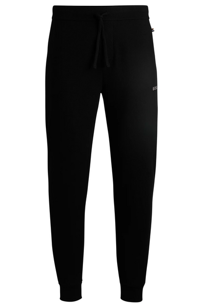 Boss Waffle Pajama Bottoms in Black