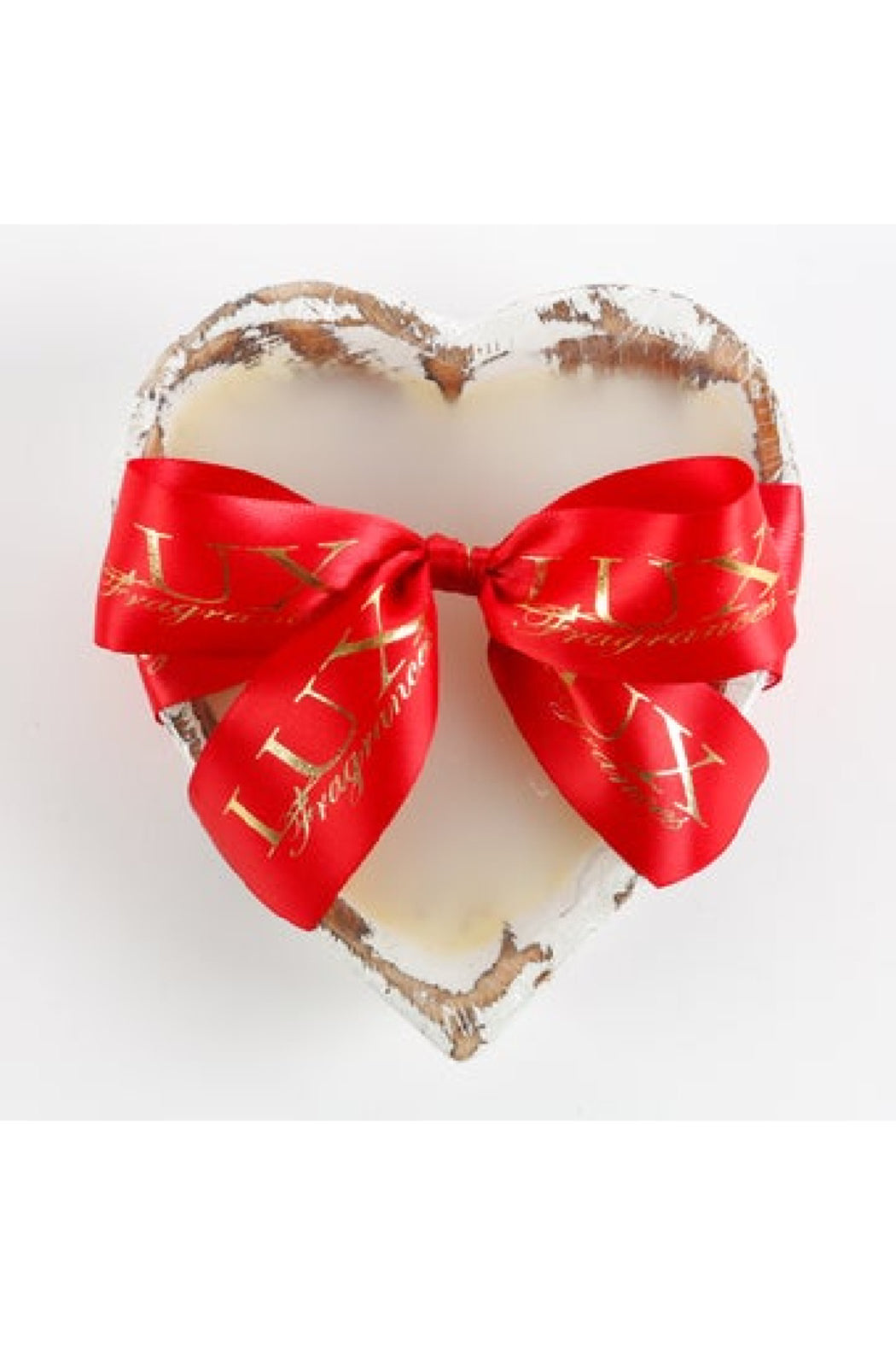 HEART SHAPED DOUGH BOWL CANDLE