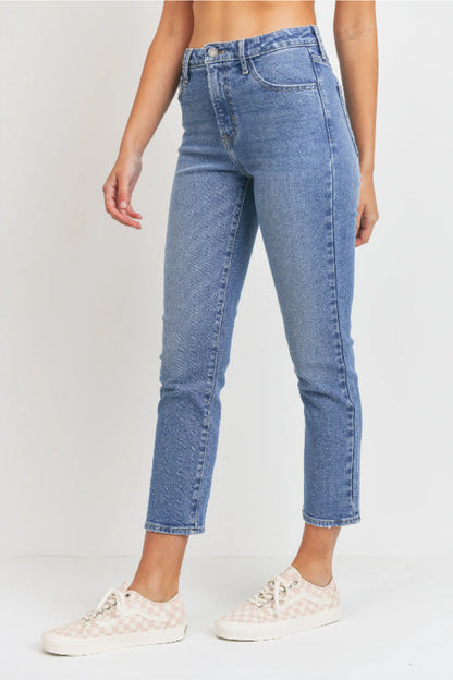 Hem Detail Slim Straight
