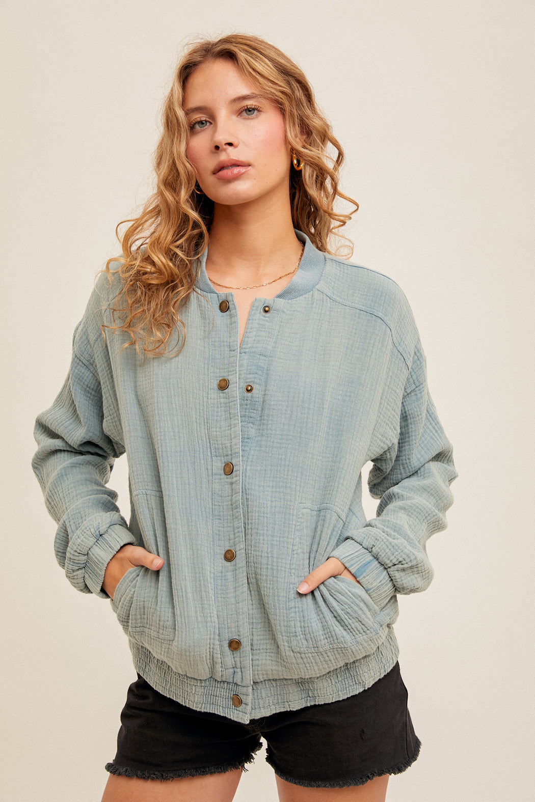 Sage Bomber Jacket