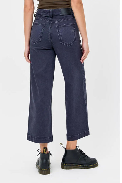 Nori High Rise Wide Leg Carbon Jean