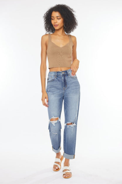 High Rise Mom Jeans