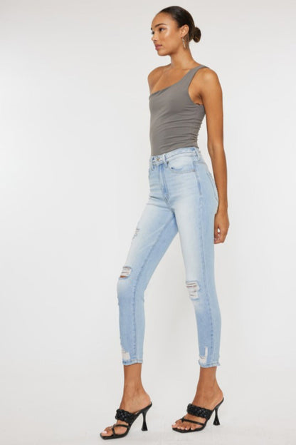High Rise Skinny Ankle Jean