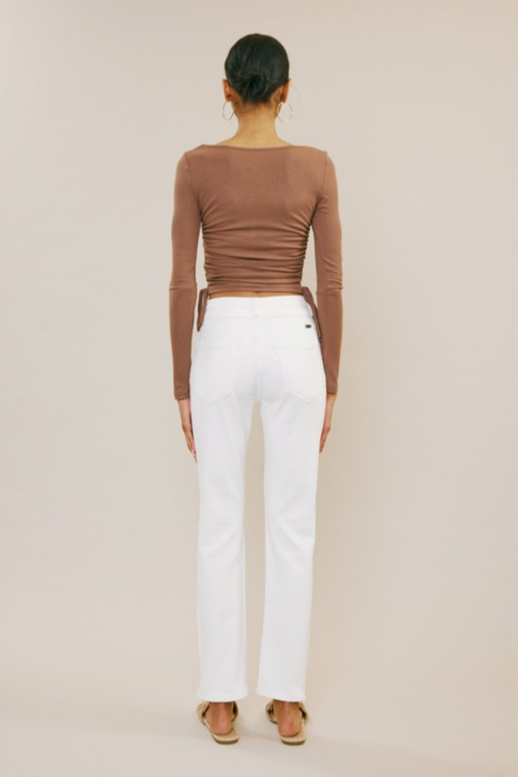 High Rise Slim Straight Jeans
