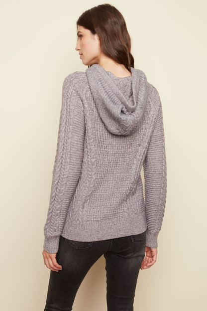 Hooded Raglan Sweater